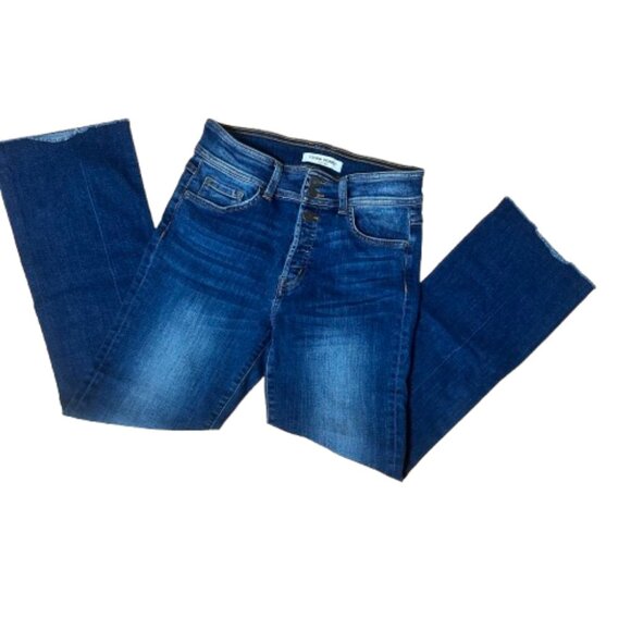 FLYING MONKEY PLATINUM Button Fly Straight Leg Denim Jeans Size 28 - Picture 1 of 11